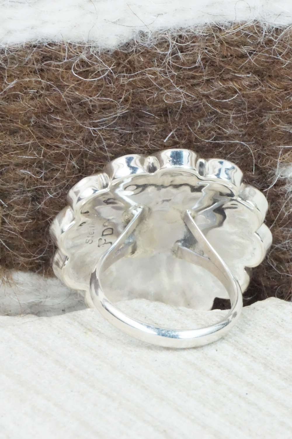 Multi Stone & Sterling Silver Ring - Denise Siutza - Size 5.5 - Image 6