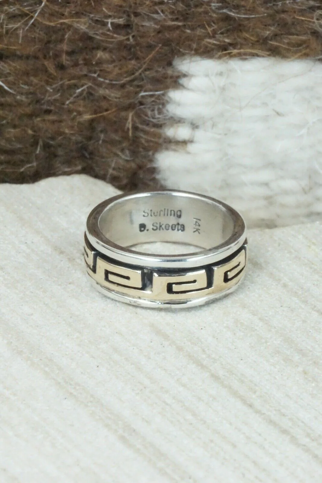 Sterling Silver Ring - David Skeets - Size 5.25 - Image 5