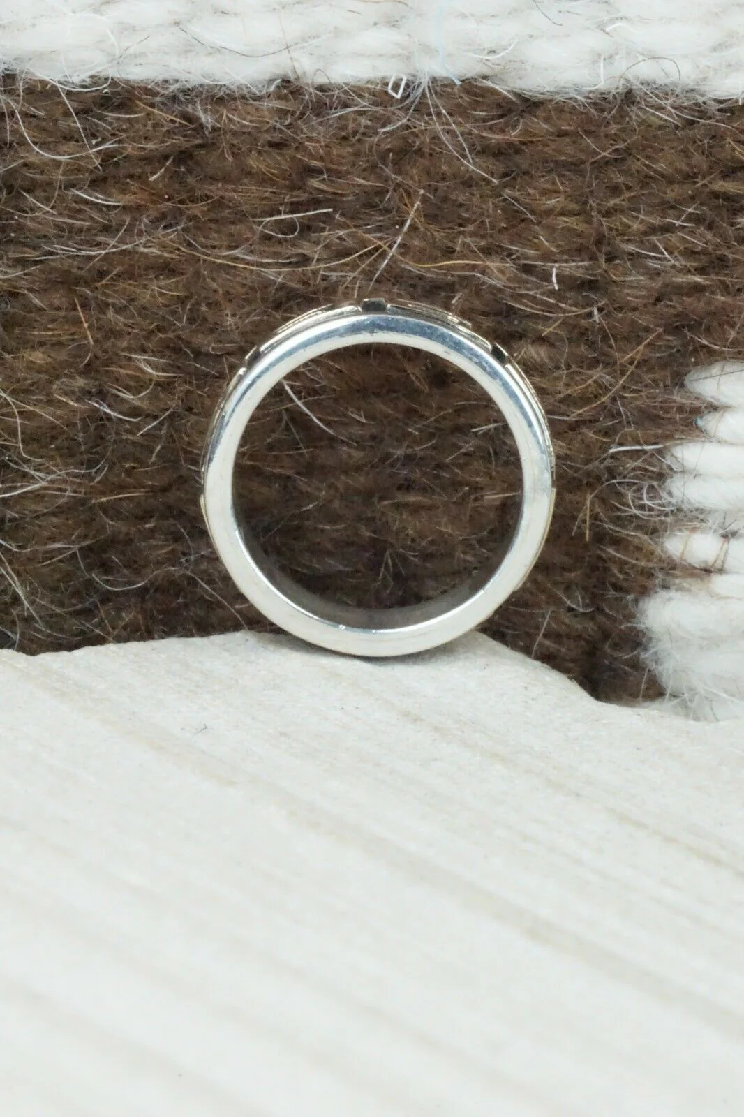 Sterling Silver Ring - David Skeets - Size 5 - Image 4