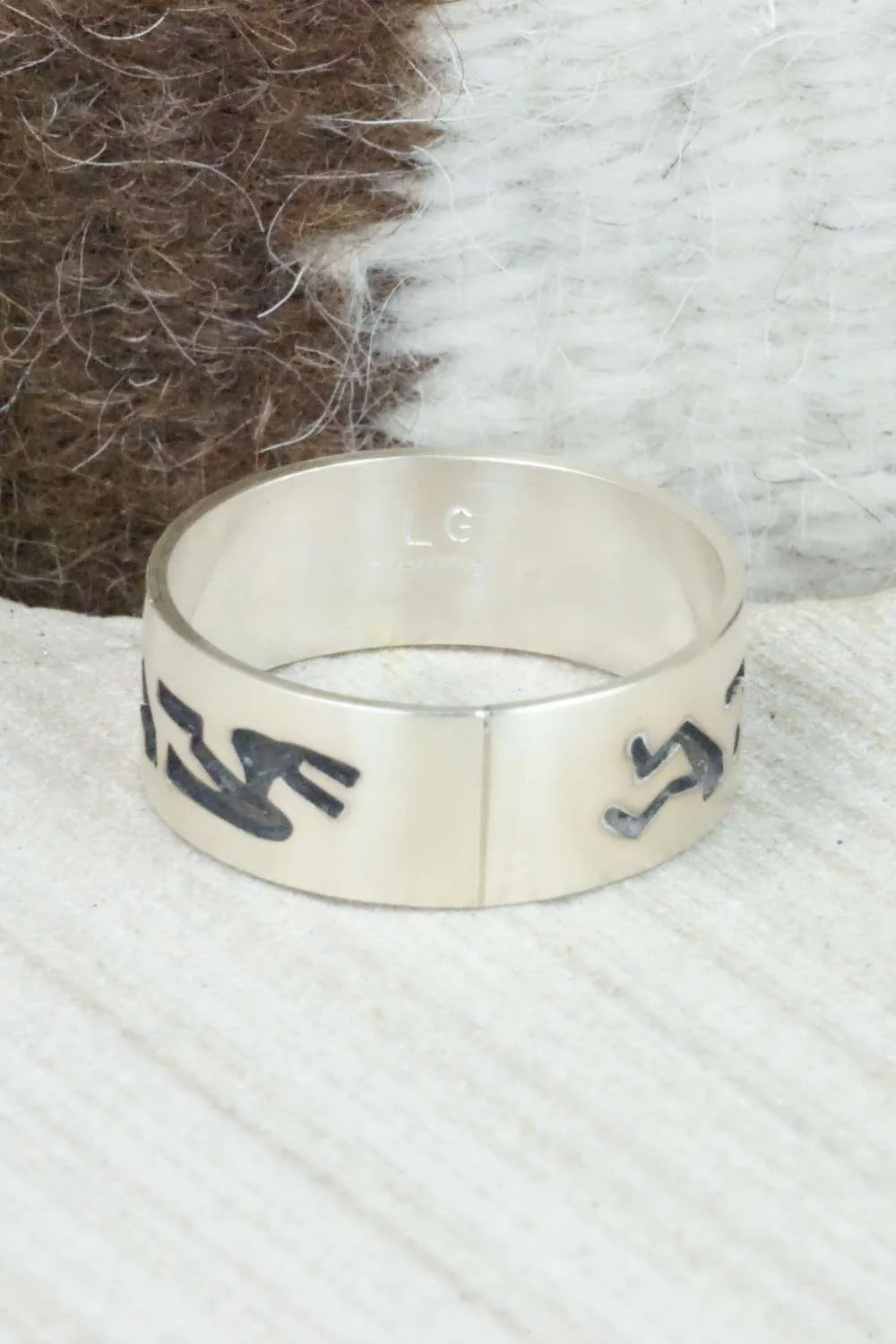 Sterling Silver Ring - Lester Gene - Size 13.5 - Image 4