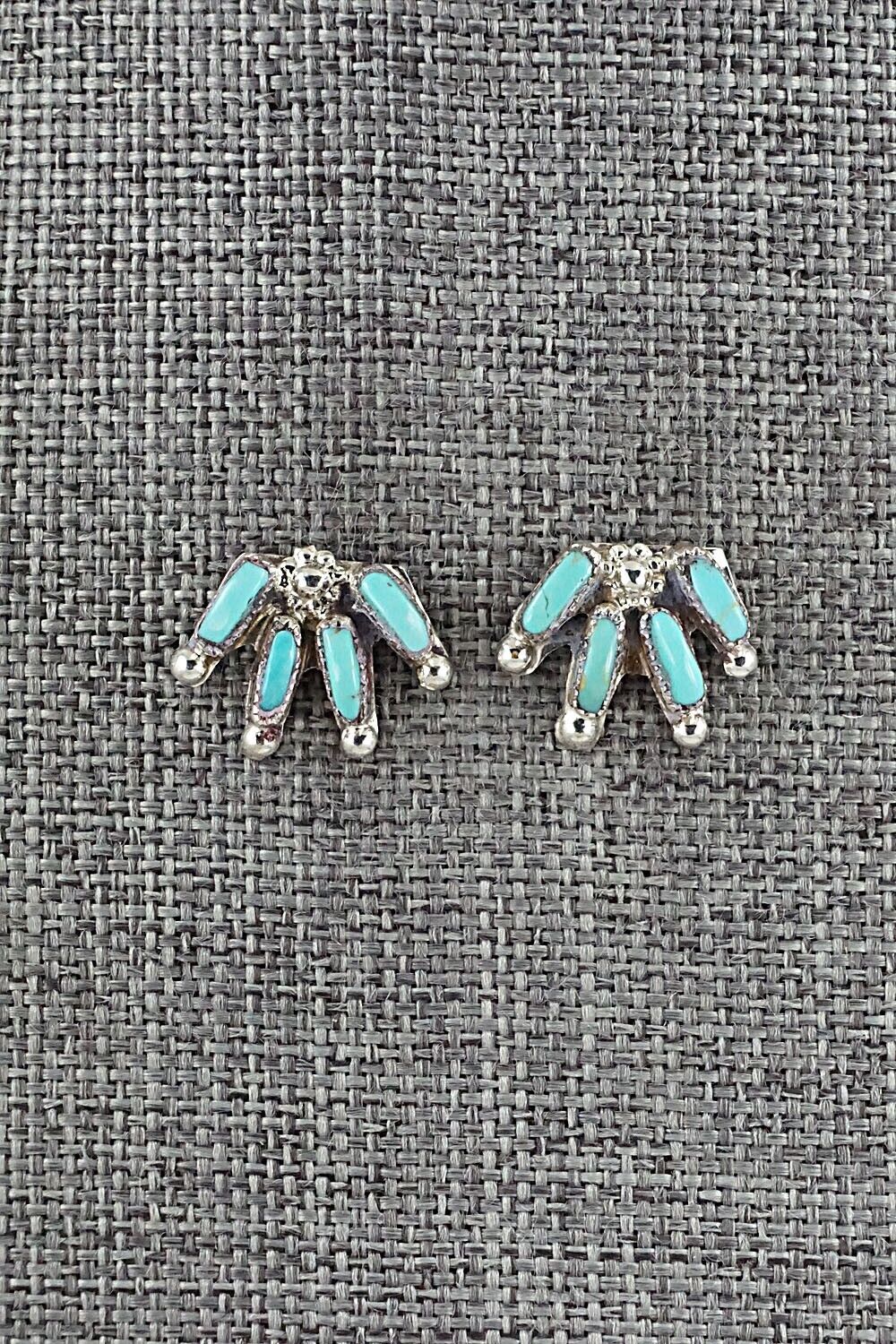Turquoise & Sterling Silver Necklace and Earrings Set - Veronica Yawakia - Image 8