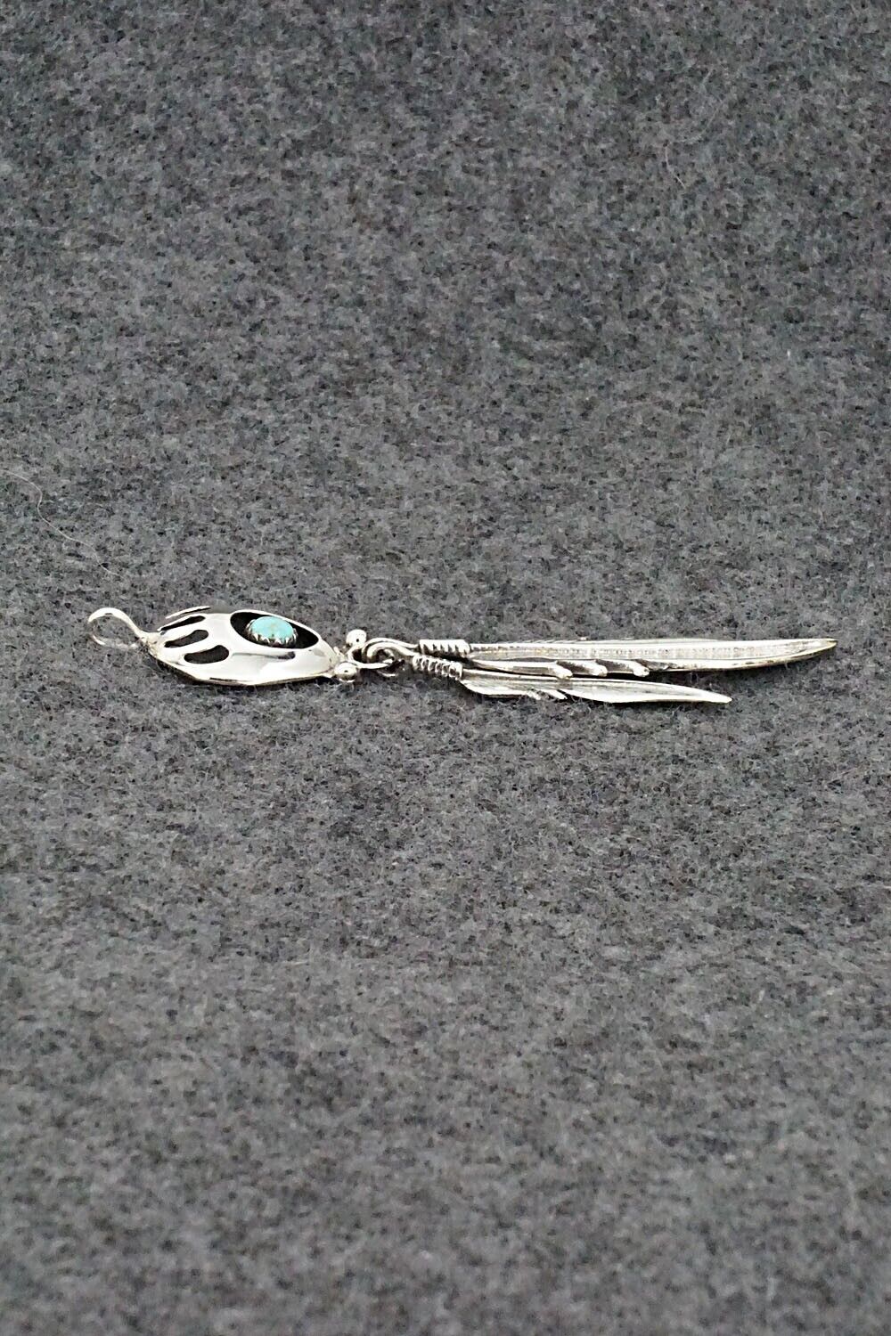 Turquoise & Sterling Silver Pendant - Annie Spencer - Image 5
